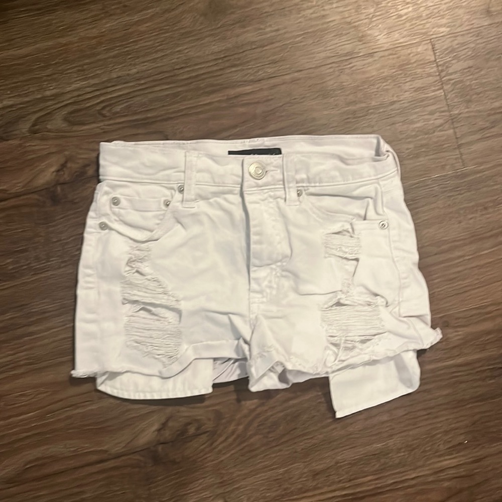 White Aeropostale jean shorts!